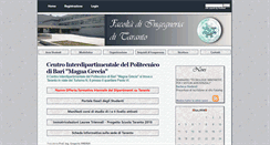Desktop Screenshot of fataing.poliba.it