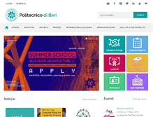Tablet Screenshot of dica.poliba.it